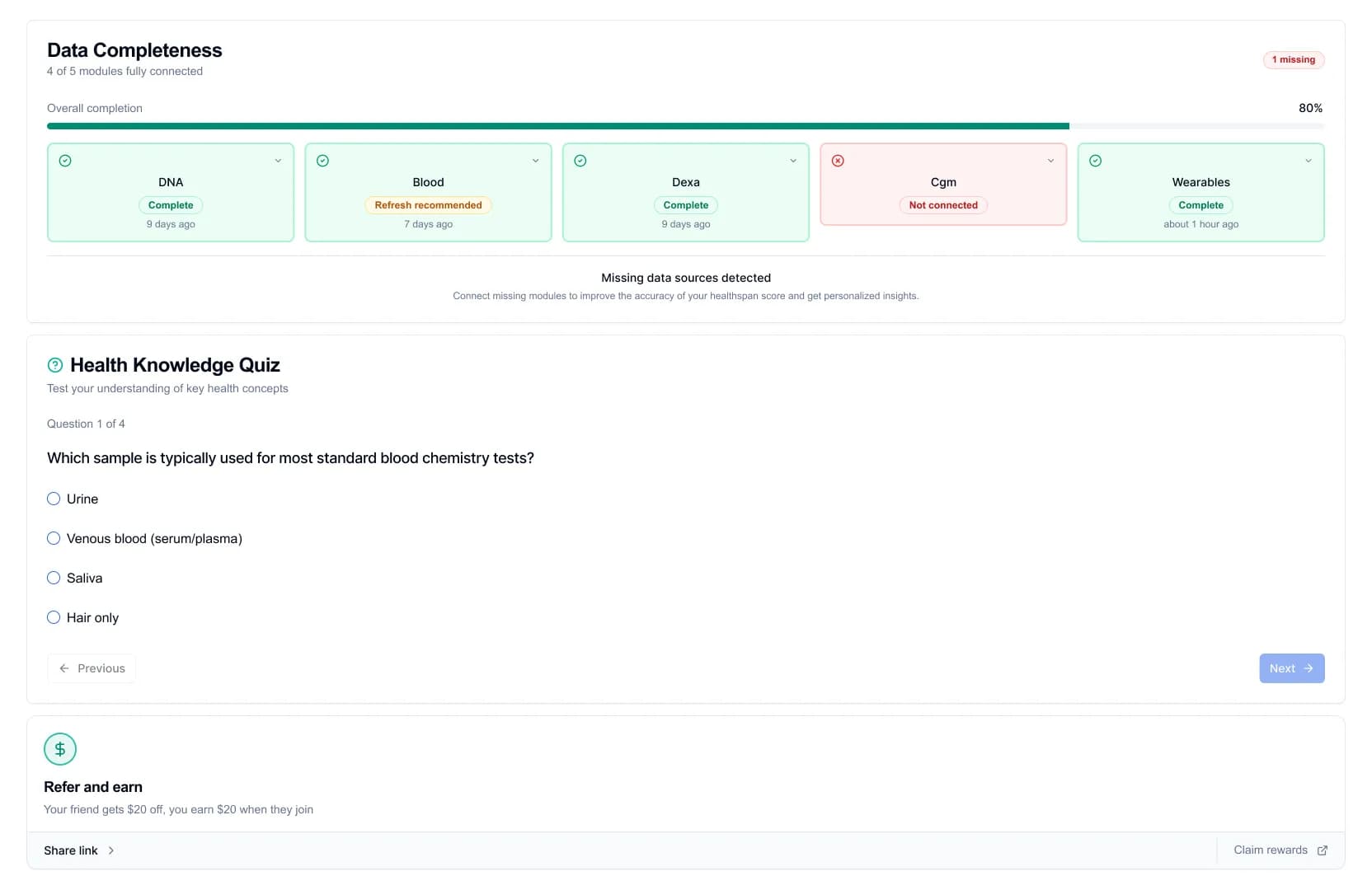Vidaya connected wearable ecosystem